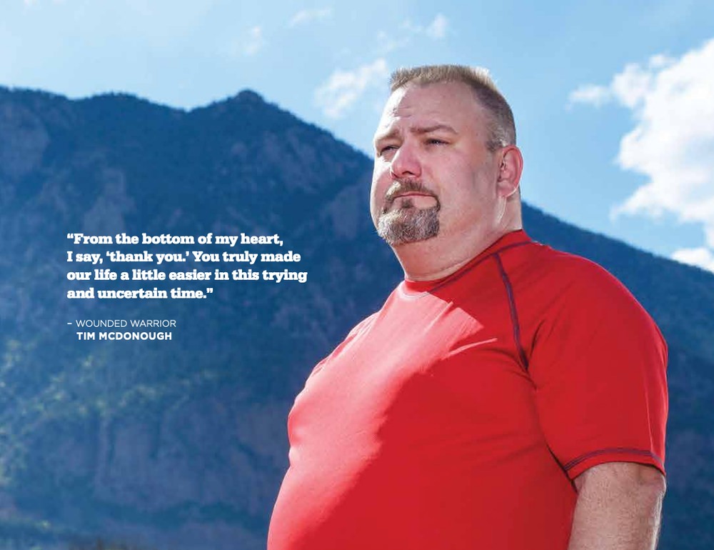 Wounded Warrior Project uses social proof in their annual report