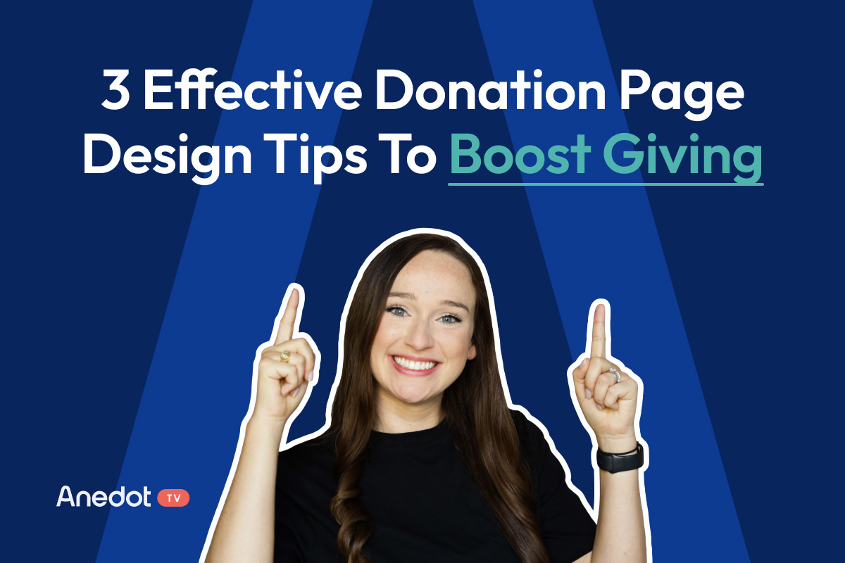 Donation page design