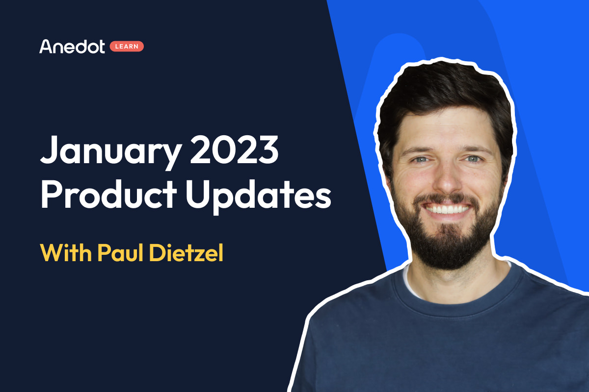 Anedot Learn: January 2023 Product Update