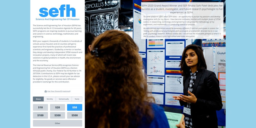 SEFH Anedot Donation Page