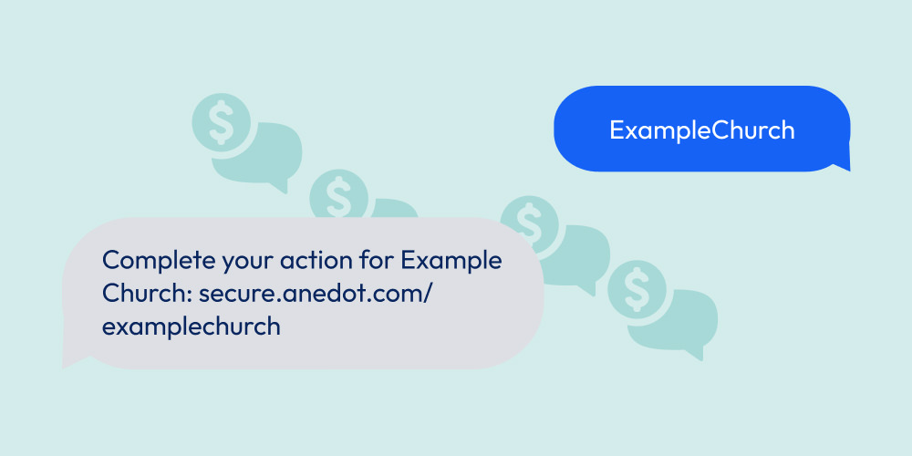 What is text to give for churches