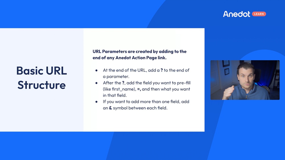 How do I create URL parameters?