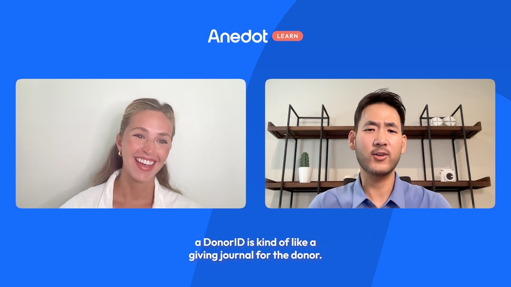 Example of how donors use DonorID